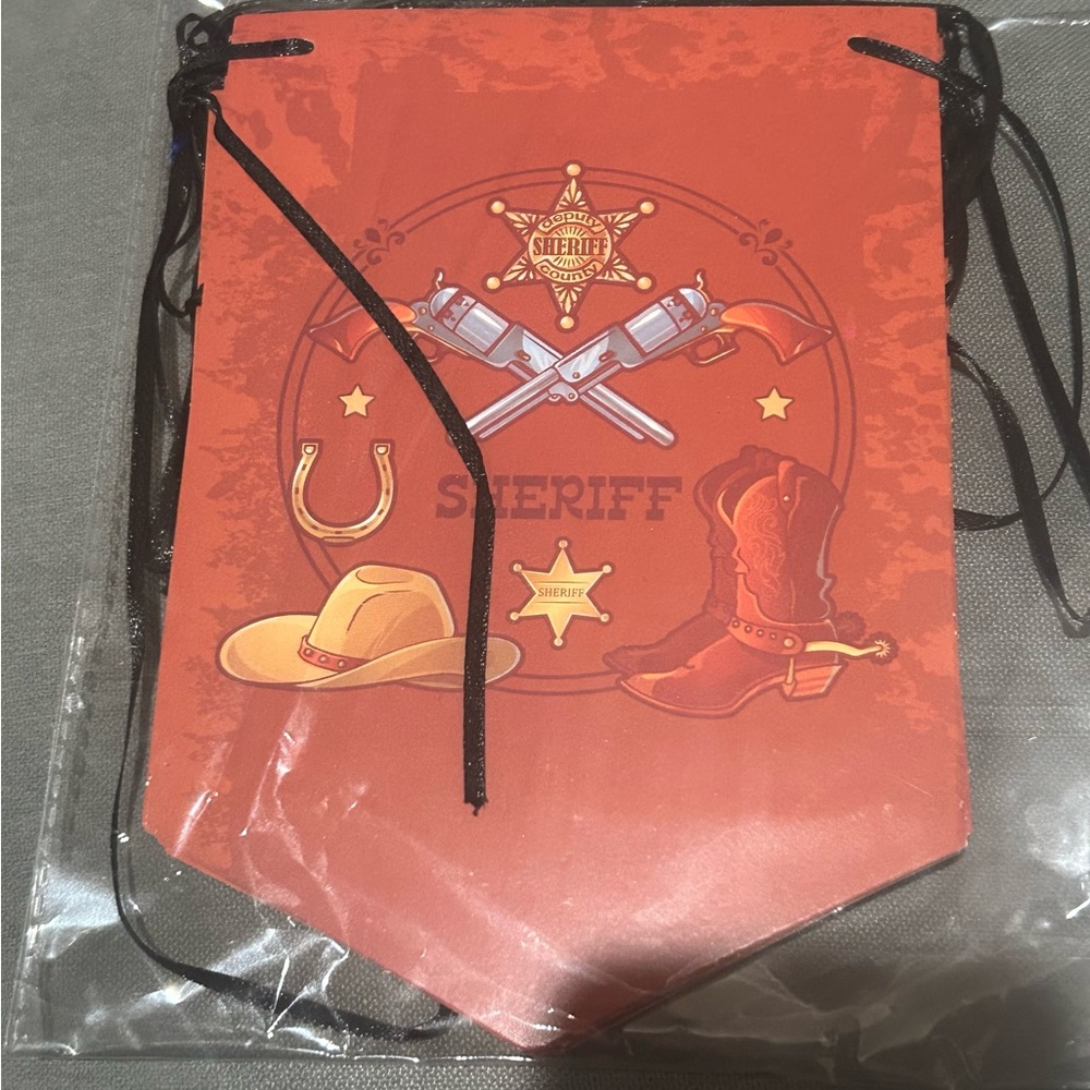 Sheriff Themed birthday decorations